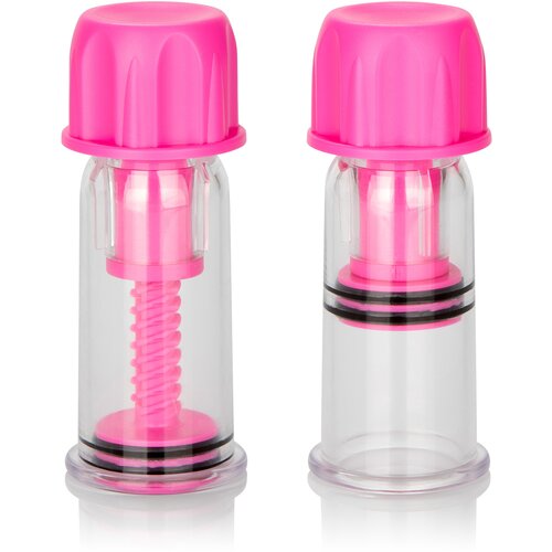 California Exotics Nipple Play Vacuum Twist Suckers Pink Slike