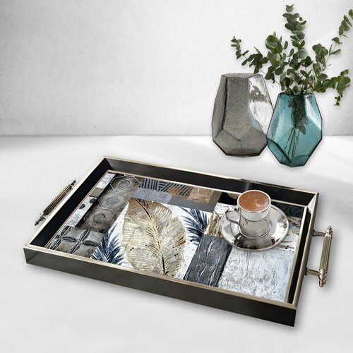 Aberto Design Poslužavnik TPG9890 50 x 29 x 3.5 cm, Šareni Cene