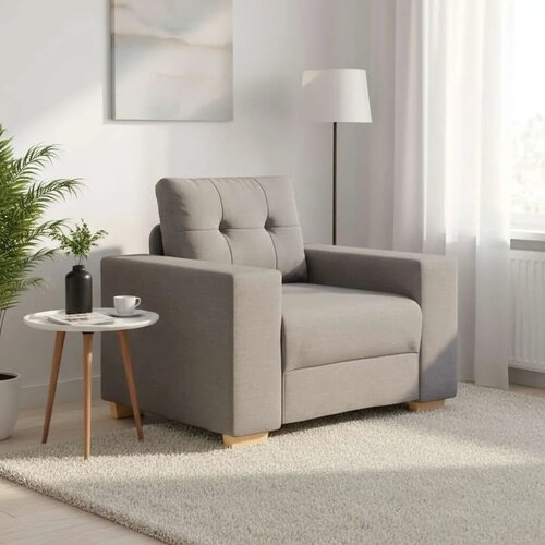 SOFA fotelja taupe 100x78x80 cm tkanina - Sivo-smeđa 100 cm Cijene