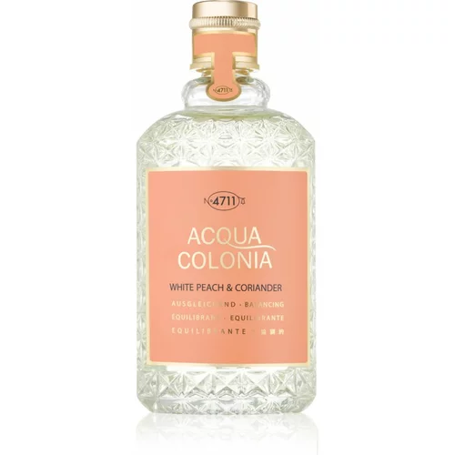 4711 Acqua Colonia White Peach & Coriander kolonjska voda 170 ml unisex