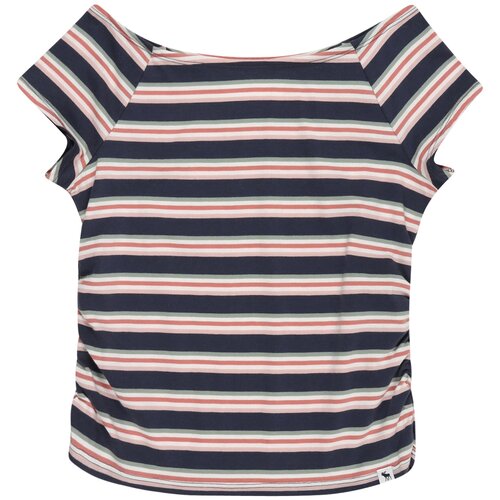 Abercrombie &amp;amp; Fitch Majica nočno modra / pastelno zelena / roza / pastelno rdeča / bela Slike