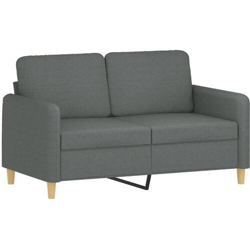  4-dijelni set sofa s jastucima tamnosivi od tkanine Slike