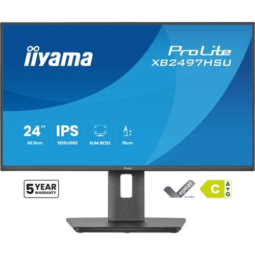 Iiyama Monitor 24" XB2497HSU-B1 IPS 1920x1080/120Hz/4ms/HDMI/DP/USB/pivot/zvucni Cene