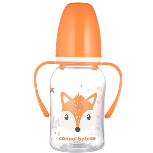 Canpol BABIES FLASICA SA DRSKAMA CUTE ANIMALS 120ml (11/823) - ORANGE Cene