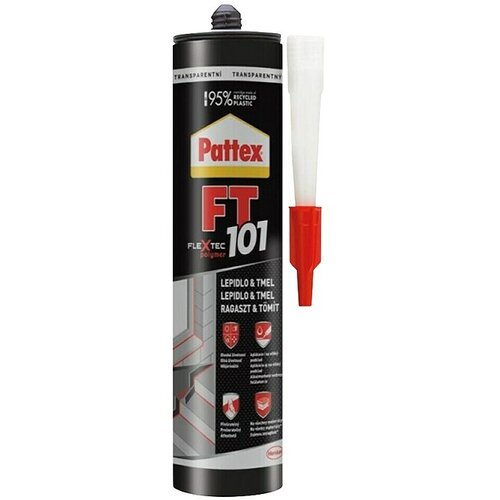 PATTEX Masa za brtvljenje FT 101 (Prozirna, 280 ml) Slike