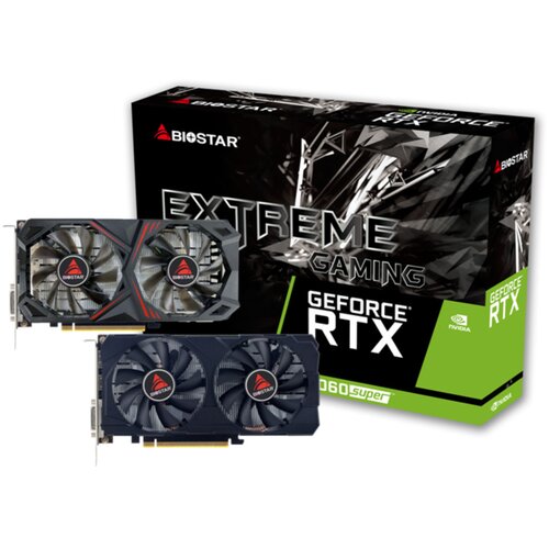 Biostar VGA 2060 Super 8GB 8GB GDDR6, 256-bit, 1x DVI, 1x DP, 1x HDMI Cijene