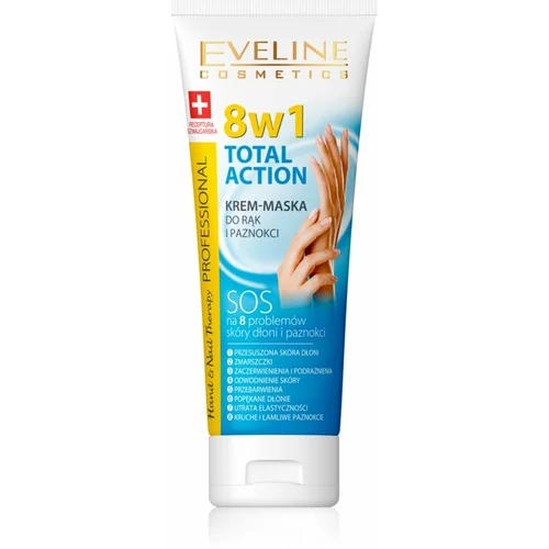 Eveline Cosmetics Total Action krema za roke in nohte 8 v 1 75 ml