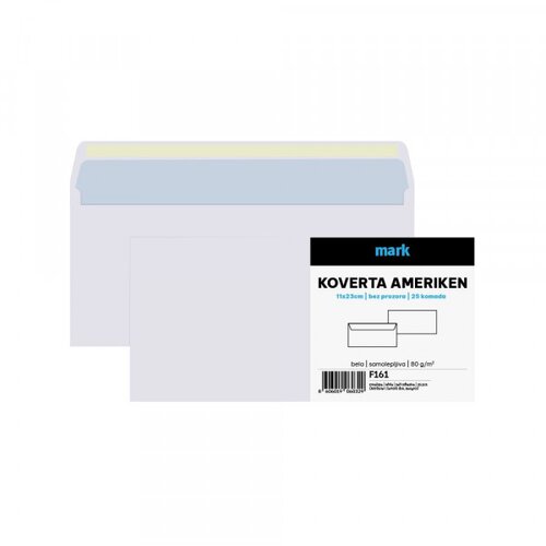 Olimp Sport Koverta ameriken MARK BP 11x23cm 25 kom Cene