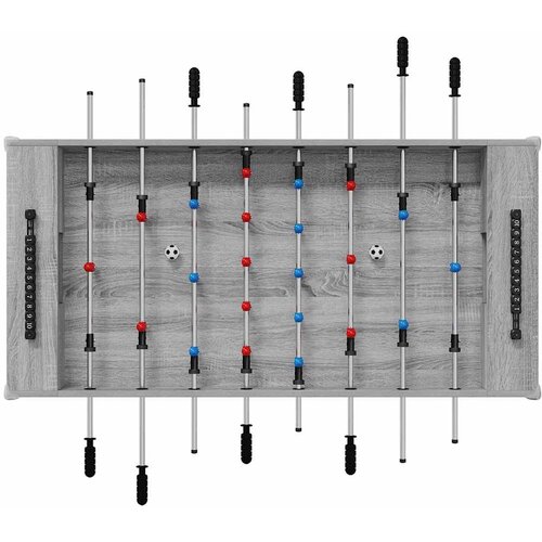  Fuzbal Stol Sivi Sonoma 125 x 60,5 x 80 cm Konstruirano drvo Slike