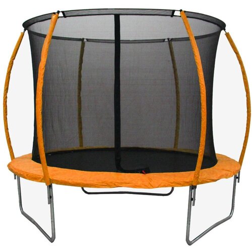 LEGONI Trampolin Space sa za&amp;scaron;titnom mrežom, 366 cm, narančasti Slike