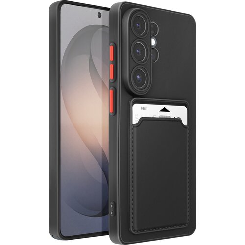 AVIZAR Etui za Galaxy S26 Ultra z držalom za kartice in za&scaron;čito kamere, Črna, (5000275372) Cene