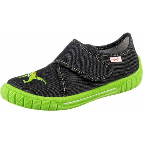 Superfit Papuče 'Bill' neonsko zelena / crvena / crna melange / bijela