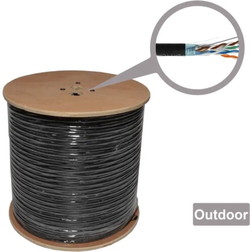  FPC-6260ME-SOL-OUT FTP cat6 Outdoor, solid 23AWG, 0,57mm PREMIUM CCA kotur pun presek 305m Cene