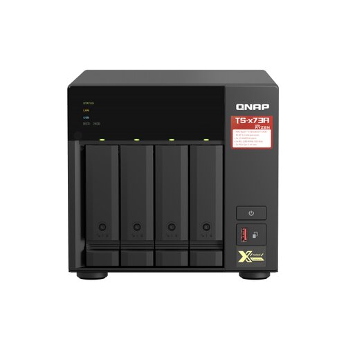 Qnap 4-bay NAS, AMD Ryzen V1000 series V1500B 4C/8T 2.2GHz, 8GB DDR4 RAM (2 x SODIMM Slike