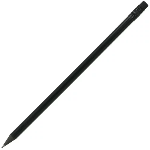  Grafitna olovka s gumicom, crna