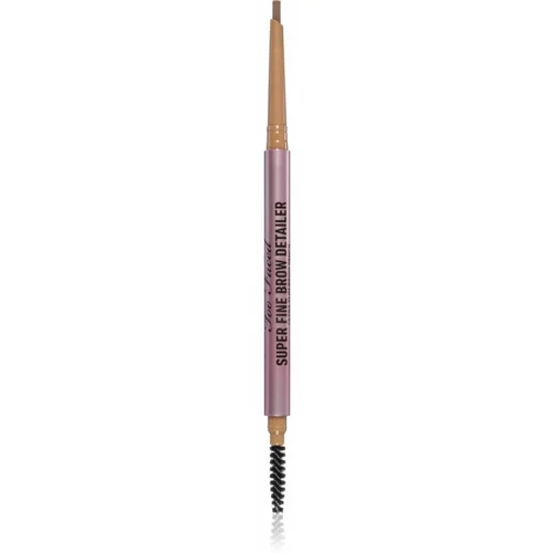 Too Faced Super Fine Brow Detailer Eyebrow Pencil dugotrajna olovka za obrve nijansa Natural Blonde 0,08 g