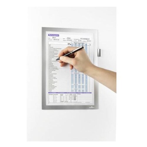Durable okvir duraframe magnetic note A4, srebrn Cene