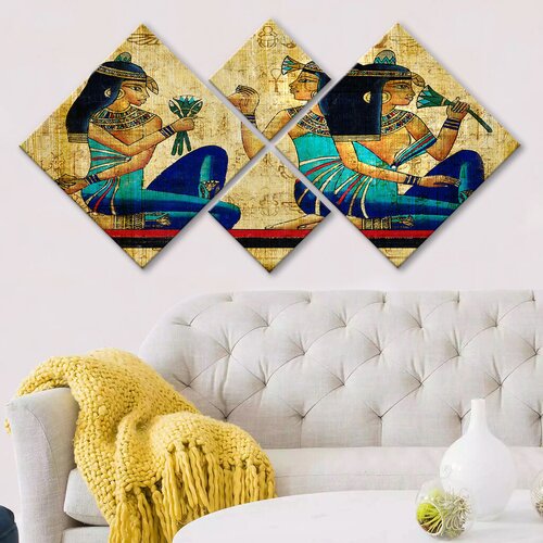 Wallity slika 4MDF12798755, 60x115 cm, 4 dela Cene