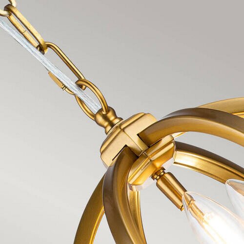 Elstead Lighting Feiss FE-CORINNE-3P-S-BB - Luster na lancu CORINNE 3xE14/60W/230V Slike