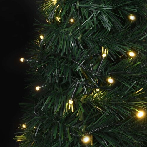  Prigodno umjetno božićno drvce s LED svjetlima zeleno 150 cm Slike