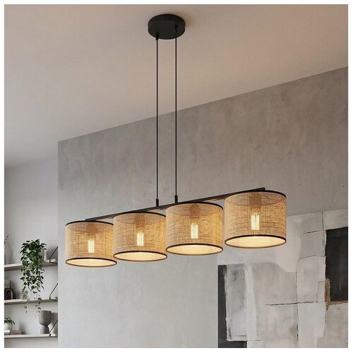  visilica na sajli eco 4xE27/15W/230V bež/ratan Cene
