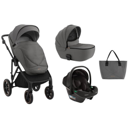 Kikka Boo kolica thea 3in1 set sa autosedištem i-prime i-size i tvrdom korpom grey (KKB20135 set) Cene