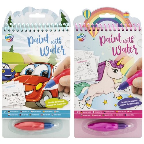  Set za slikanje vodom 23x14cm 5 listova | Various Designs Slike