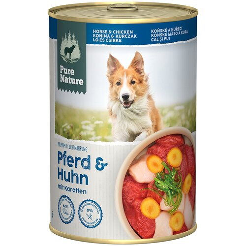 PURE NATURE Adult 6 x 400 g - Konj in pi&scaron;čanec Cijene