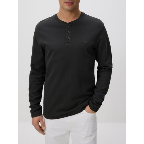 Reserved Slim fit bluza dugih rukava - boja antracita Cijene
