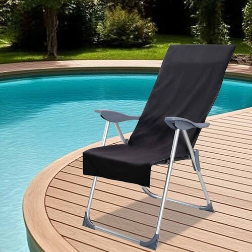 Vanjski ručnici za stolice 2 pcs Crna 130 x 60 cm Slike