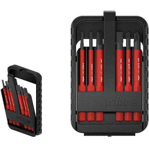 Wiha Bit Set slimBit električni TORX&amp;reg; 6 kom. u kutiji slimBit (43153) vde komplet izmjenjivih o&amp;scaron;trica 6-dijelni TORX Slike
