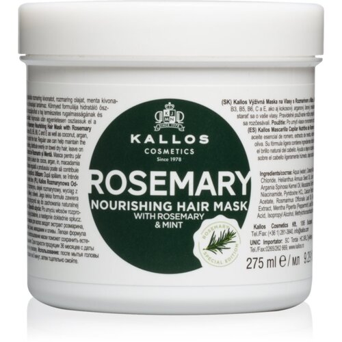 Kallos maska za kosu rosemary 275 ml Cene