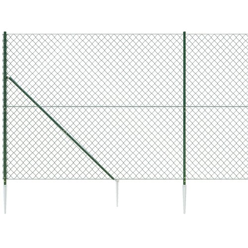  Žičana ograda sa &amp;scaron;iljastim držačima zelena 0,8 x 25 m Slike