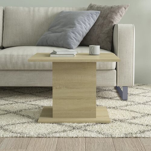  Stolić za kavu boja hrasta 55,5x55,5x40 cm konstruirano drvo Slike