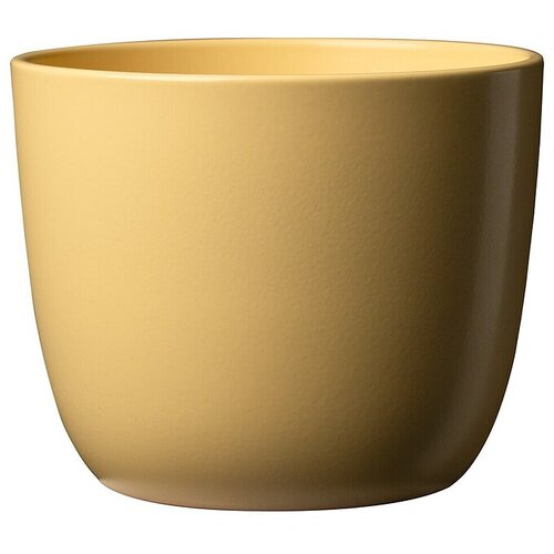 Soendgen Keramik Okrasni lonec Sevilla (Do x &amp;Scaron; x V: 117 x 117 x 90 mm, Rumena) Slike