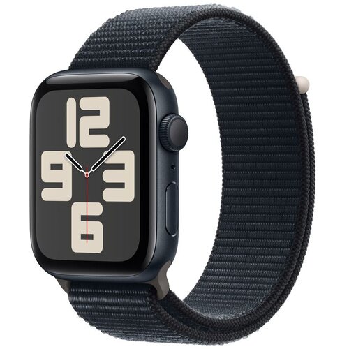 Apple Watch SE v3 GPS 44mm Midnight Aluminium Case with Ink Sport Loop pametna ura, (21454775) Cene