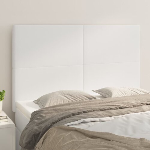 vidaXL Uzglavlja 4 kom bijeli 72 x 5 x 78/88 cm od umjetne kože Cijene