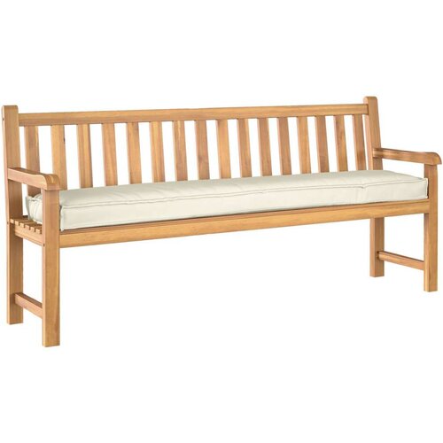 VidaXL vanjski jastučić Krem Poliester 200x40x8cm Izdržljivo Jastučić Slike