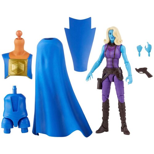 Marvel Serija Marvel Legends v velikosti 15 cm, akcijska figura Toy Heist Nebula, vrhunski dizajn, 1 figura, 1 dodatek in 2 dela za sestavljanje figur, večbarvna, (20839545) Slike