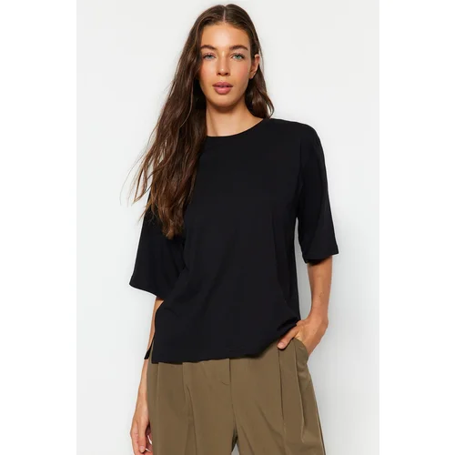 Trendyol T-Shirt - Black - Relaxed fit