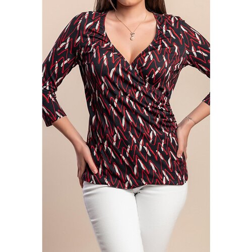 Fenzy Plus Size Majica S Potiskom, Črna Cene