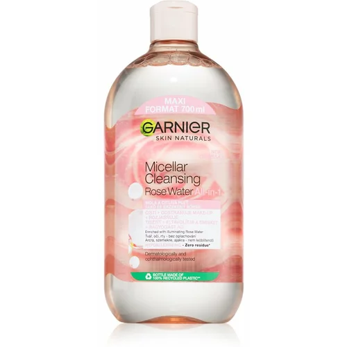 Garnier skin naturals micellar cleansing rose water micelarna voda za čišćenje i posvjetljivanje 700 ml za žene