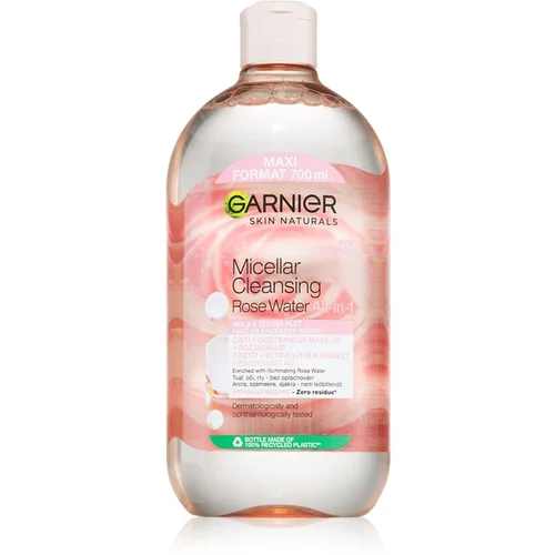 Garnier skin naturals micellar cleansing rose water micelarna voda za čišćenje i posvjetljivanje 700 ml za žene