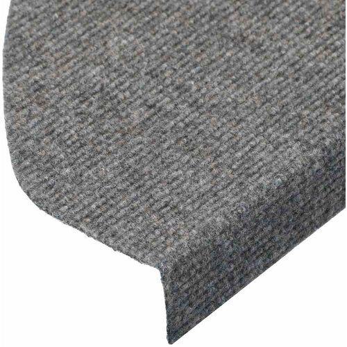 Samoljepljivi otirači za stepenice 10 kom sivi 65x22,5x3,5 cm Slike