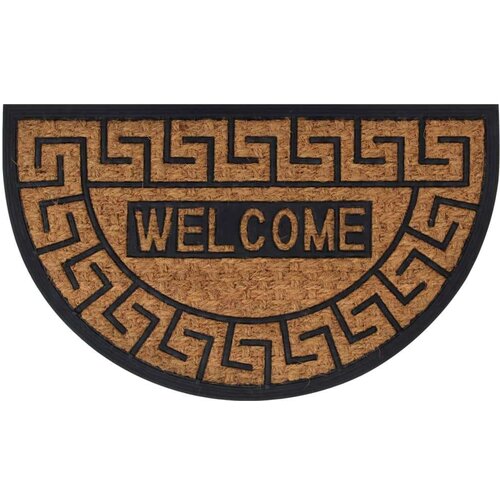  Predpražnik polkrožen 45x75 cm guma in kokosova vlakna Cene