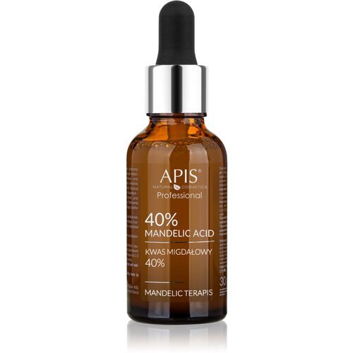 Apis Natural Cosmetics TerApis 40% Mandelic Acid zaglađujući eksfolijacijski serum za nepravilnosti na koži lica 30 ml Slike
