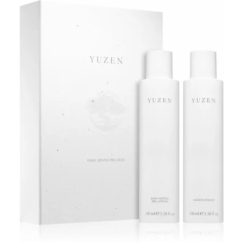 Yuzen Duo Daily Gentle Peel set (za posvetlitev in zgladitev kože)