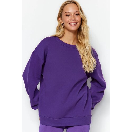 TRENDYOLMILLA ženski duks TWOAW24SW00102, Ljubičasta Slike