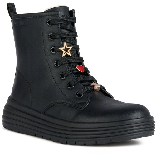 Geox Gležnjarji J Phaolae Girl J36ETC 000BC C9999 M Black Cene