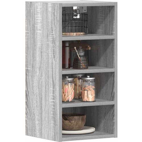 vidaXL viseča omarica Grey Sonoma 30x29,5x60 cm iz umetnega lesa Cene